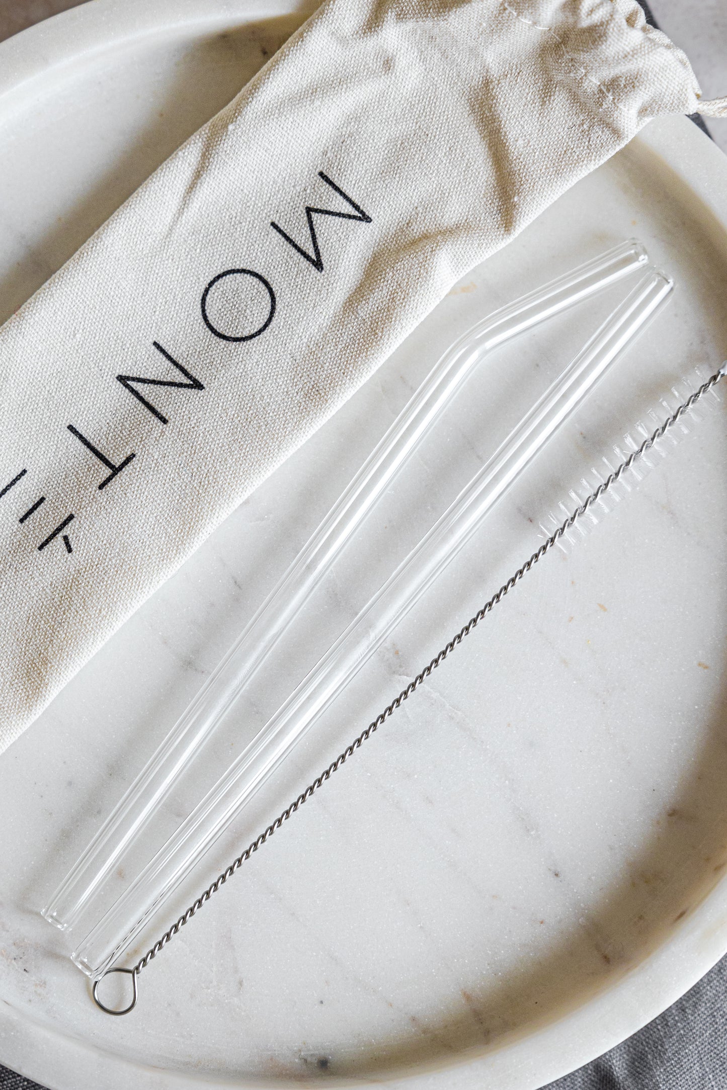 Glass Straws with handy accessories